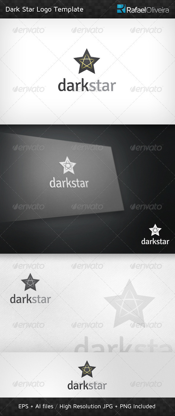 Dark Star Logo Template