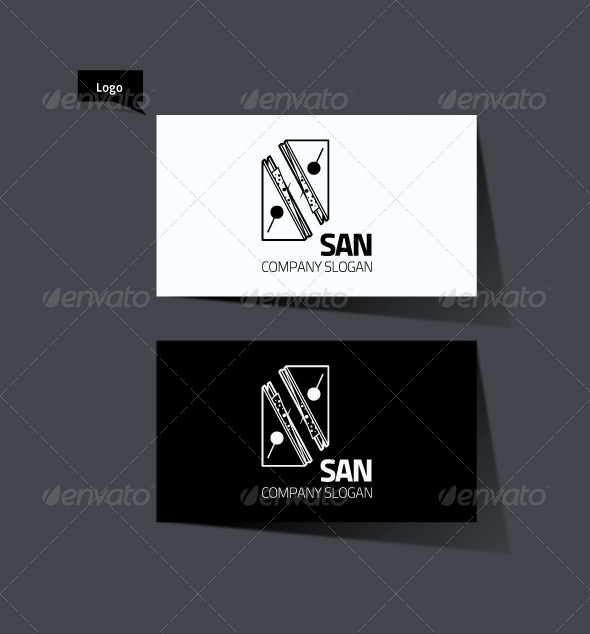 Triangle Sandrwich Logo - Food Logo Templates