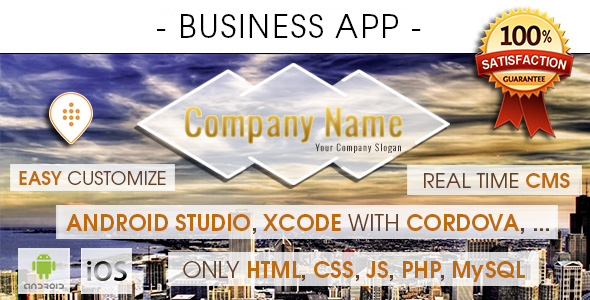 Business App With CMS - Android & iOS [ 2022 Edition ]