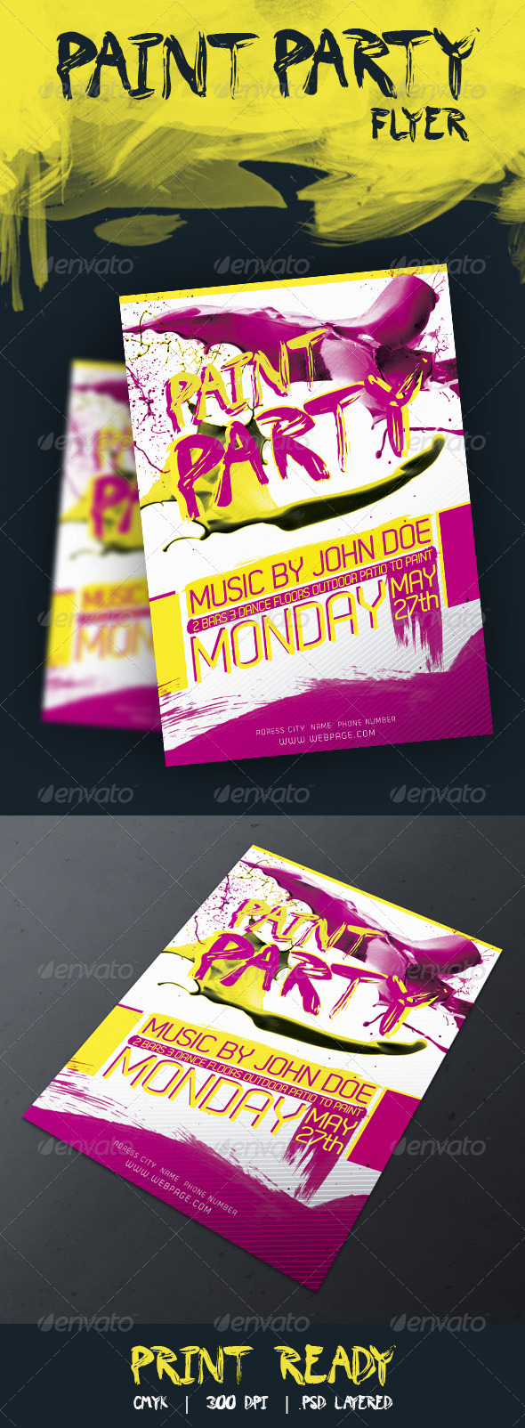 Paint Party Flyer - Events Flyers