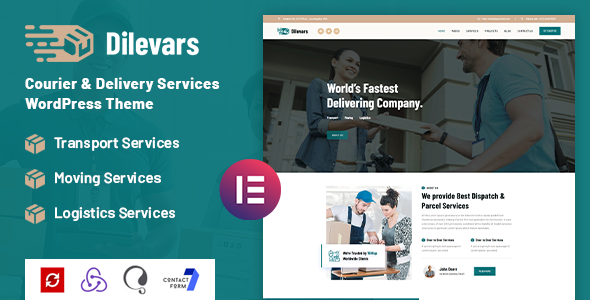 Dilevars – Courier and Delivery Services WordPress Theme