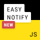 EasyNotify: Lightweight Responsive JS Plugin for Modern Notification