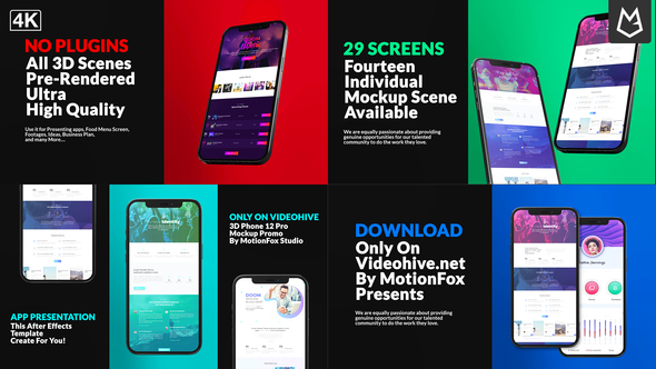Mobile App Promo | Phone 12 Pro Mockup