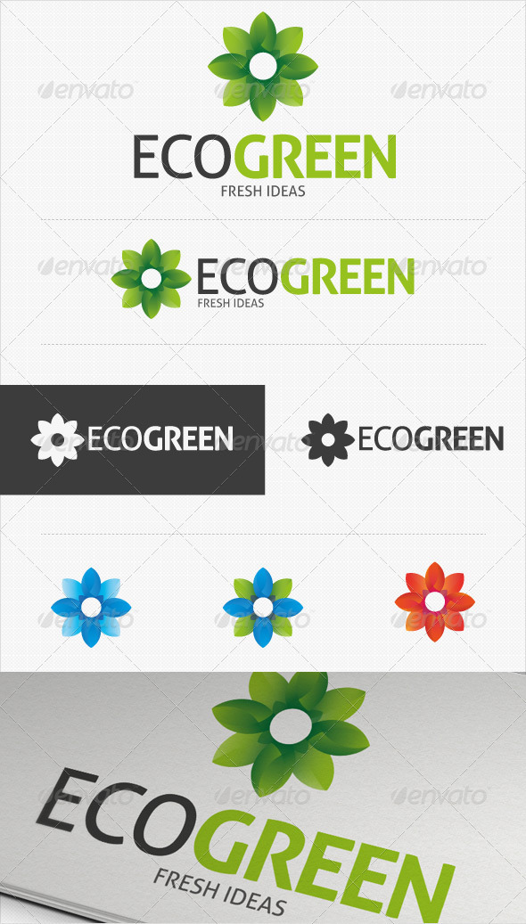 Eco Green Logo - Symbols Logo Templates
