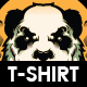 Panda Wild T-shirt Design