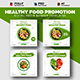 Healthy Food Promotion Instagram Social Media Banner Templates, Web ...