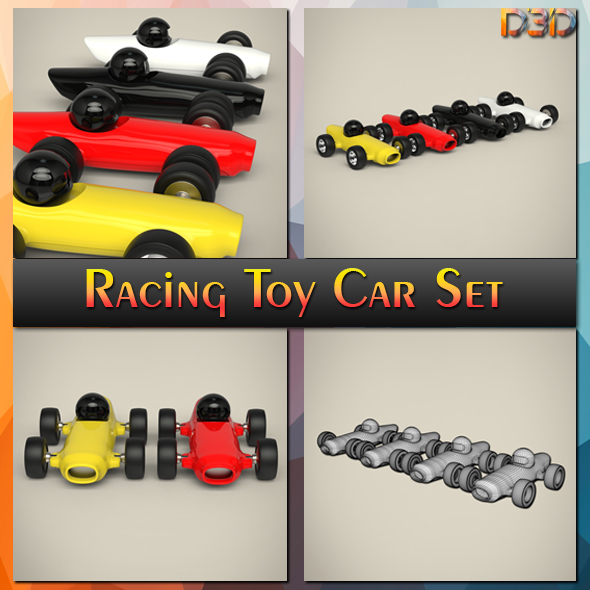 Racing Toy Car - 3Docean 29885886