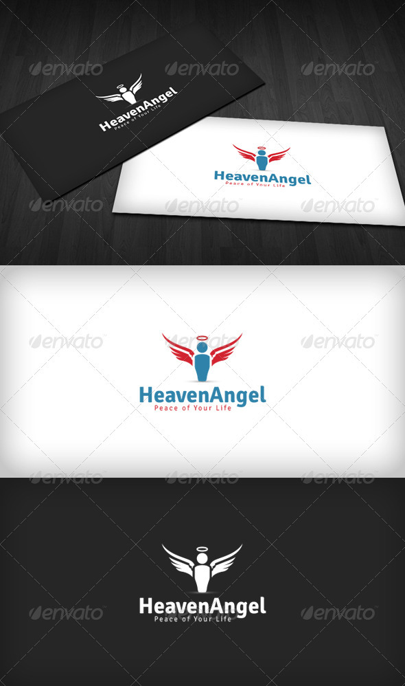 Heaven Angel Logo - Humans Logo Templates