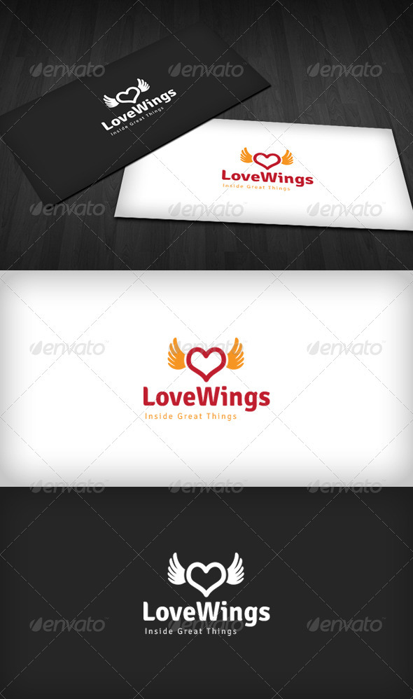Love Wings Logo - Symbols Logo Templates