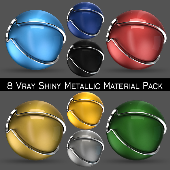 Shiny Metallic Material Pack