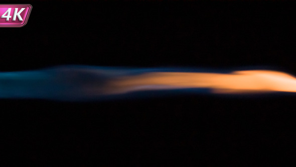 Fiery Jet Of Burning Gas alt