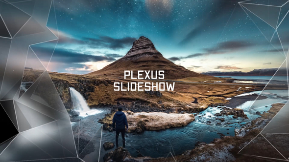 Slideshow - Elegant Plexus // DaVinci Resolve