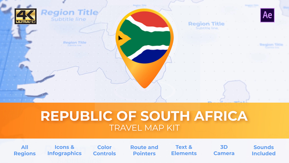 South Africa Map - Republic of South Africa Travel Map