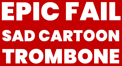 Epic Fail Trombone Sounds for Game and Cartoon