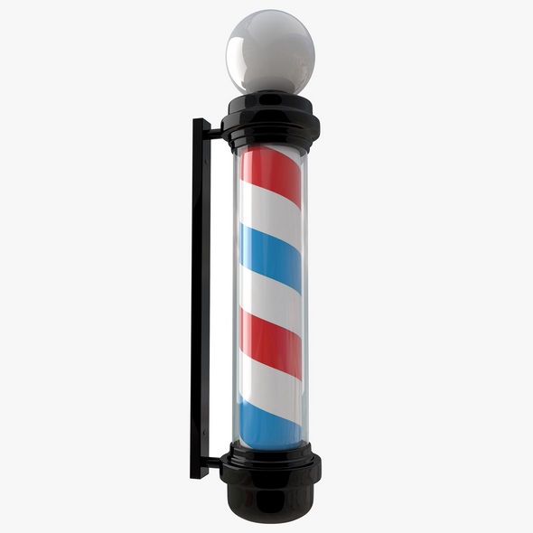 Barber Shop Pole - 3Docean 29901126