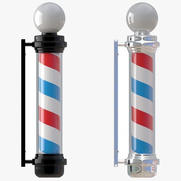 Barber Shop Pole - 3Docean 29901219