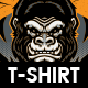 Gorilla T-shirt Design