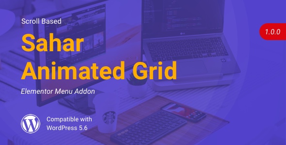 Sahar Animated Grid | Elementor Image Grid