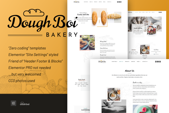 DoughBoiBakery - Bakery - ThemeForest 29904042