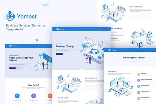 Yomost - Business Services Elementor Template Kit