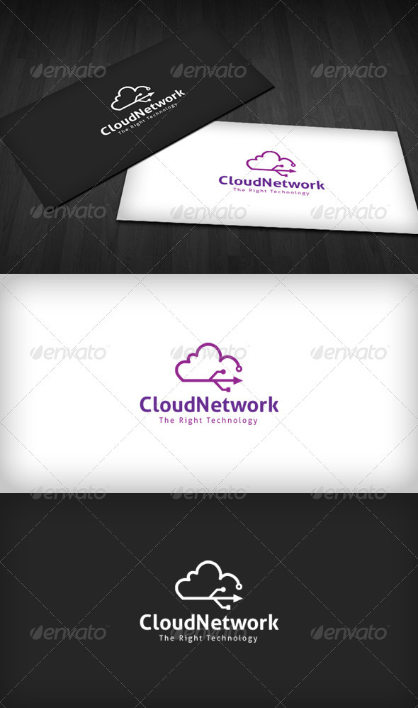 Cloud Network Logo - Symbols Logo Templates