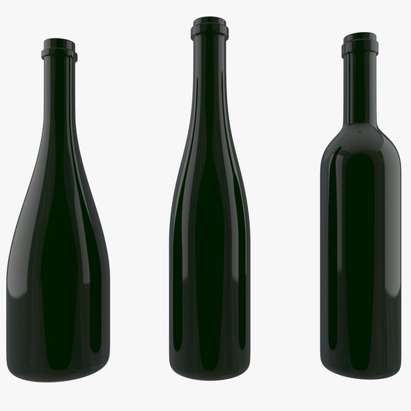 Bottle of Wine - 3Docean 29909992