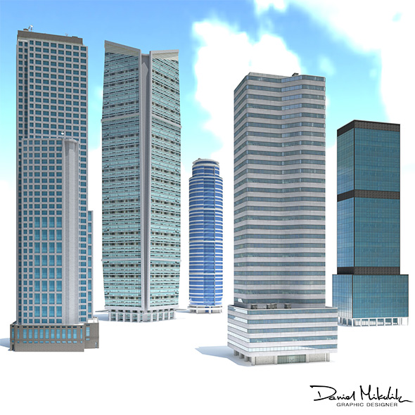 High Rise City - 3Docean 29910465