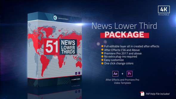 News Lower Thirds - VideoHive 29910868