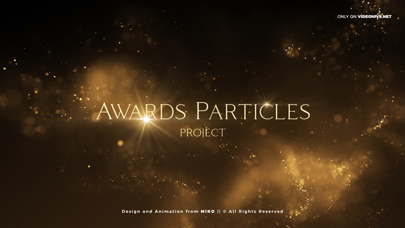 Awards Particles Titles - VideoHive 29912263