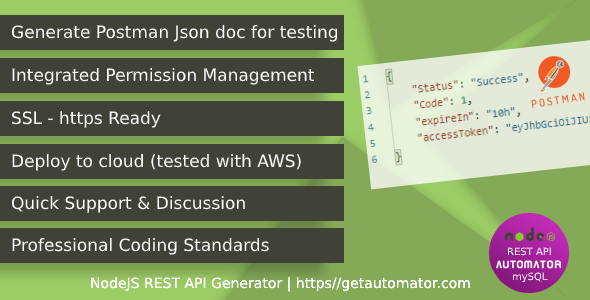Download NodeJS REST API + ReactJS Admin Panel Generator from MySQL ...