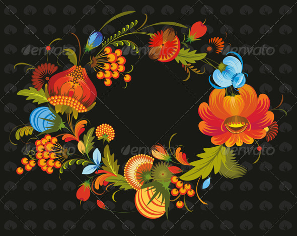 Traditional Flower Wreath - Flowers & Plants Nature