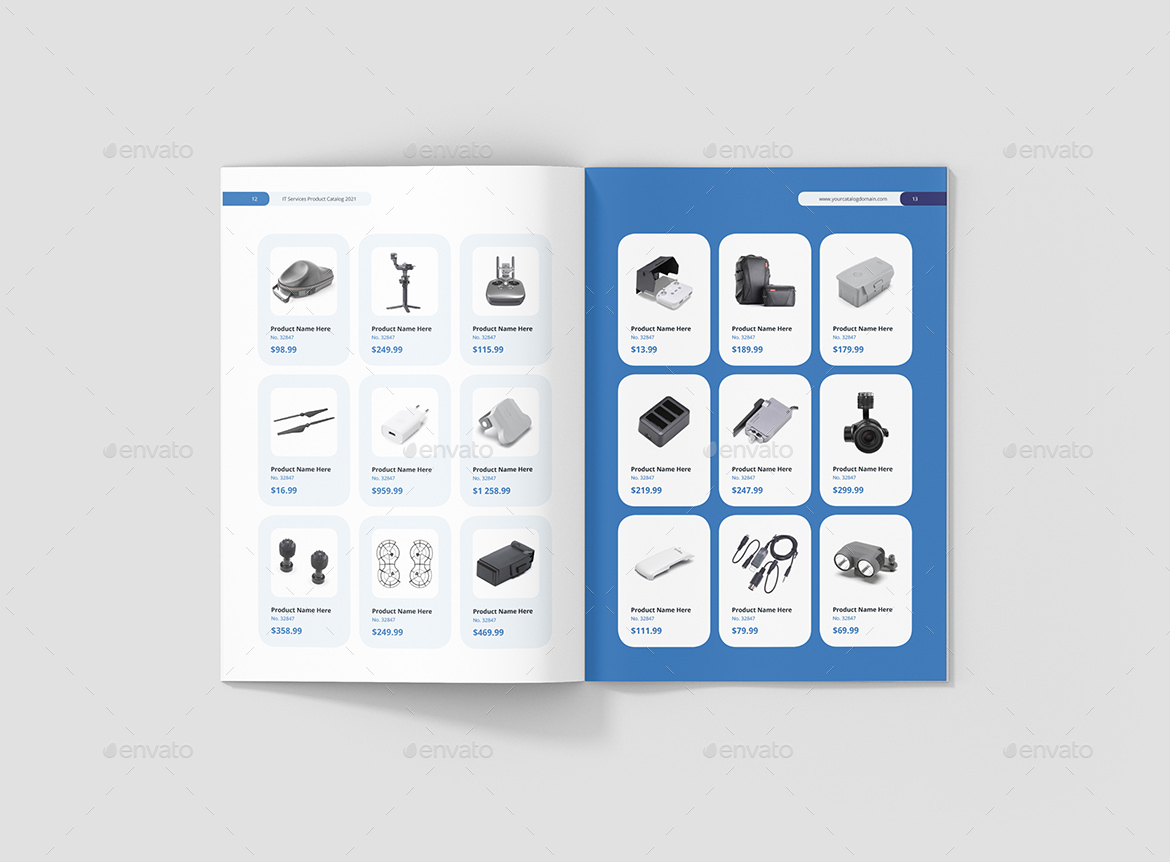 IT Services Product Catalog, Print Templates GraphicRiver