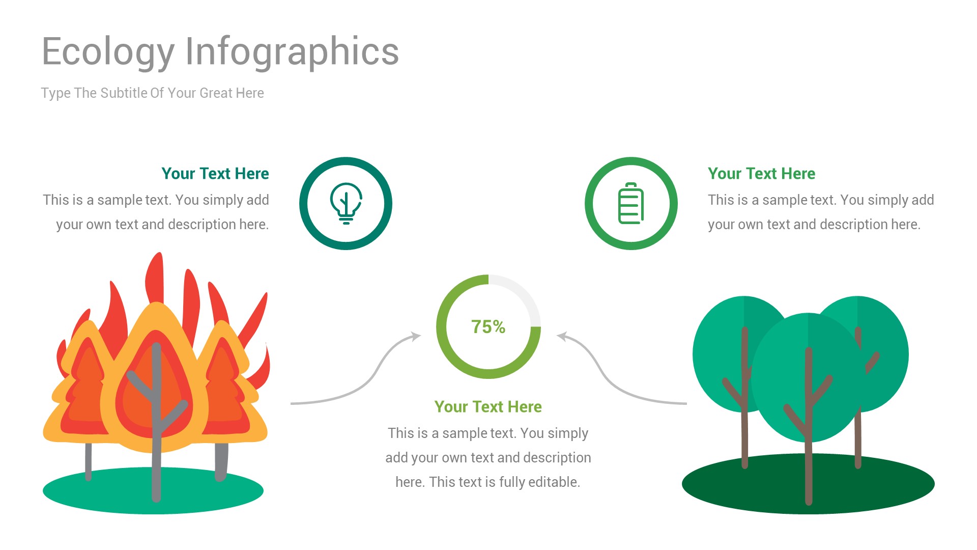 Ecology Infographics PowerPoint Template, Presentation Templates ...