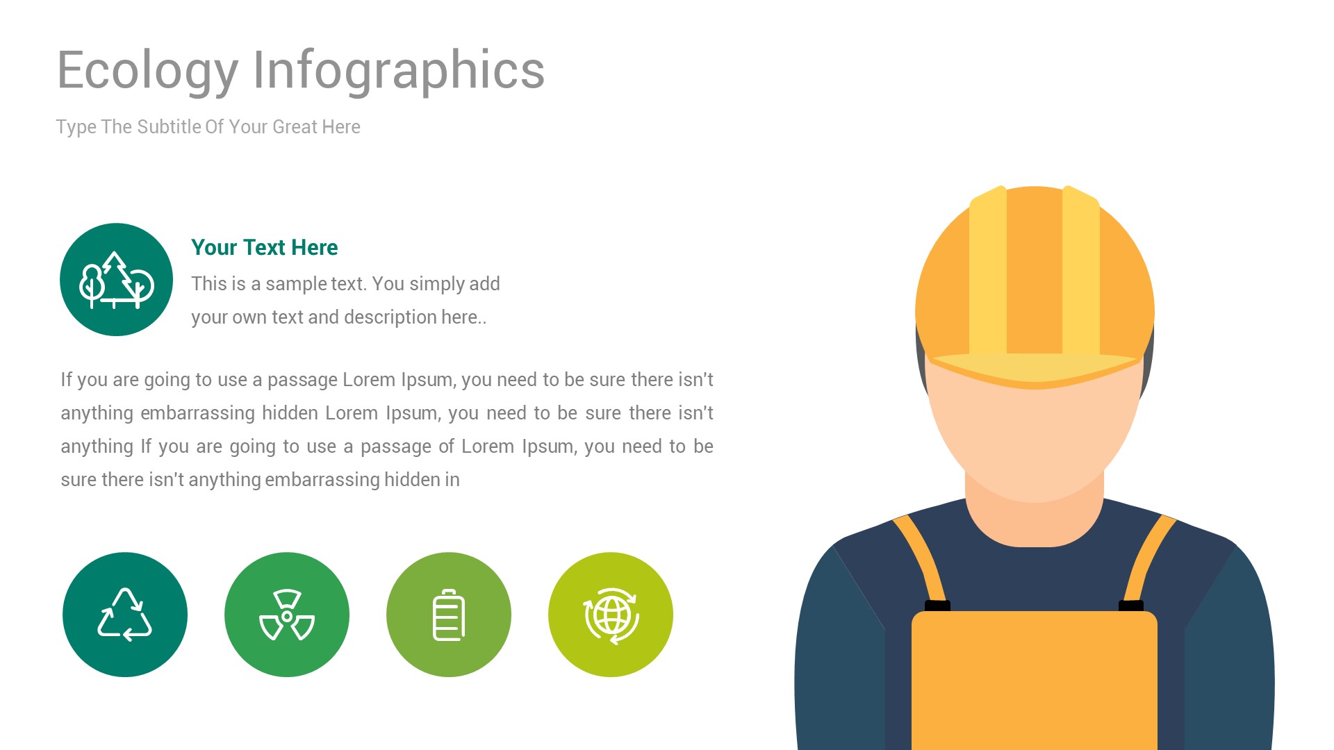 Ecology Infographics PowerPoint Template, Presentation Templates ...