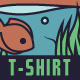 Aquaskull T-Shirt Design