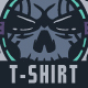 Dive Skull T-Shirt Design
