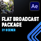 Flat Broadcast Package - VideoHive Item for Sale