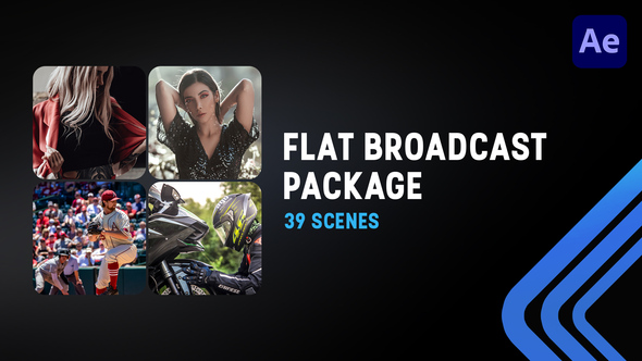 Flat Broadcast Package - VideoHive 18303710