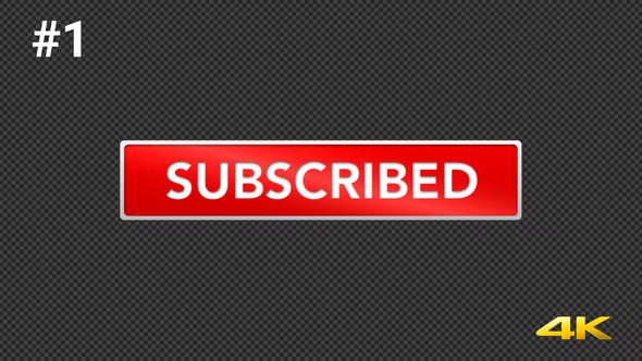 Subscribe Button - 4K