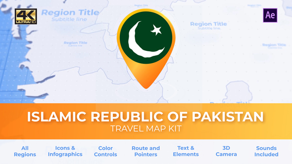 Pakistan Map - Islamic Republic of Pakistan Travel Map