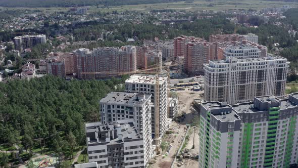 Construction of Multi-Story Apartment Building