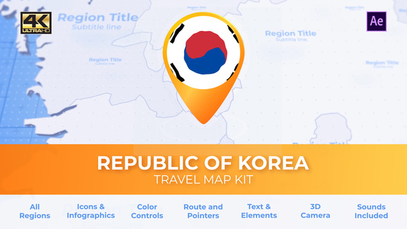 South Korea Map - Republic of Korea Travel Map
