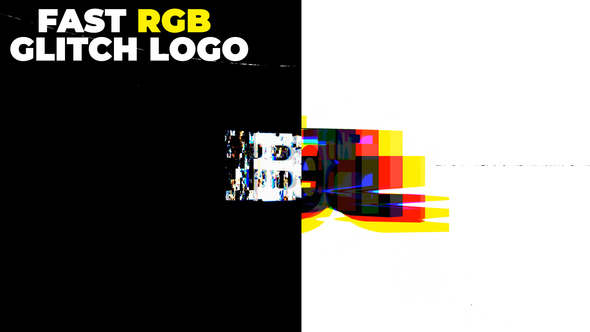 Fast Rgb Glitch Logo