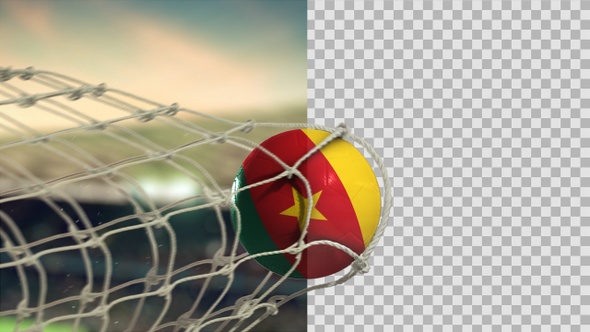Soccer Ball Scoring Goal Day - Cameroon