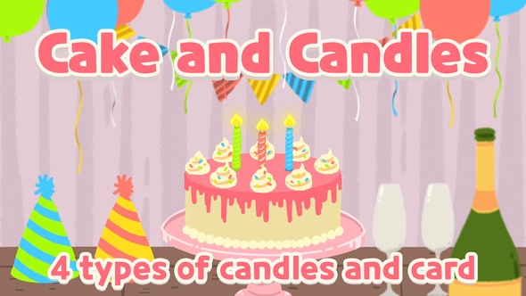 Cake and Candles - VideoHive 29944938