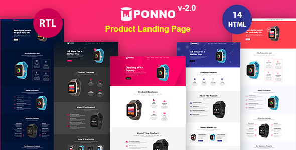 Ponno - Product - ThemeForest 29732672