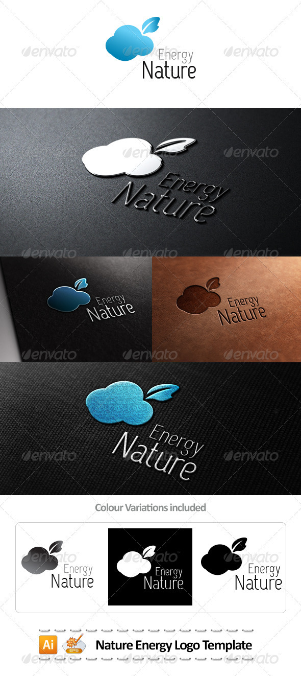 Nature Energy Logo Template - Nature Logo Templates