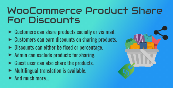 WooCommerce Product Share For Discounts | Share to Earn