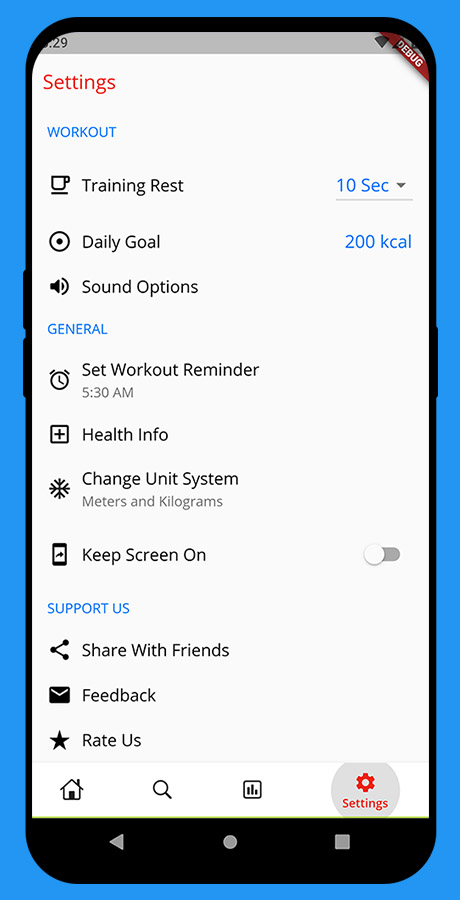 Flutter Fitness Workout UI with admob Template by templatesvilla ...