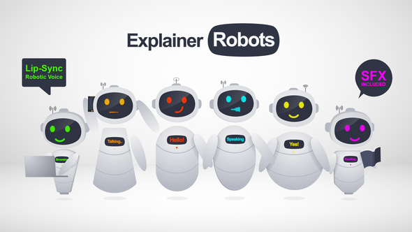 Explainer Robots - VideoHive 29969888